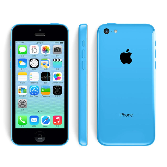 Original Apple iPhone 5C 3G Mobile Phone 4.0 Display Dual Core CellPhone 8GB/16GB/32GB ROM WCDMA Used WIFI GPS IOS SmartPhone