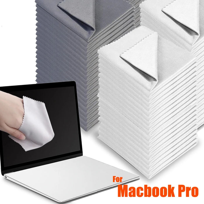 Premium Screen Keyboard Protection Microfiber Liner Cleaning Cloth for Macbook Pro 13 15 16 Inch Dustproof Soft Thick PC Cleaner