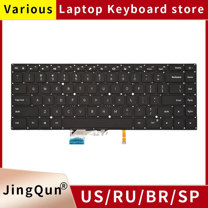 New US Keyboard Backlit For Xiaomi Mi Notebook Pro 15.6" TM1701 171502 171501 TM1707 171501 181501-AD AL AF