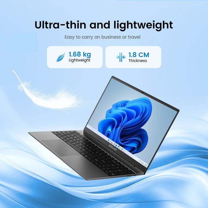 Teclast F16 Plus laptop, Windows 11 Pro, 15.6 inch, for Intel Gemini Lake Celeron, 4 cores, 8GB RAM, 256GB ROM, 1920x1080 IPS, dual band WiFi, 38000mWh, Mini HDMI-Compatible