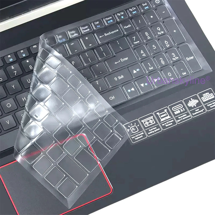 Keyboard Cover for Acer Predator Triton 300 PT315-53 PT315-52 PT315-51 Helios G3-573 G3-572 G3-571 Silicone Protector Skin Case