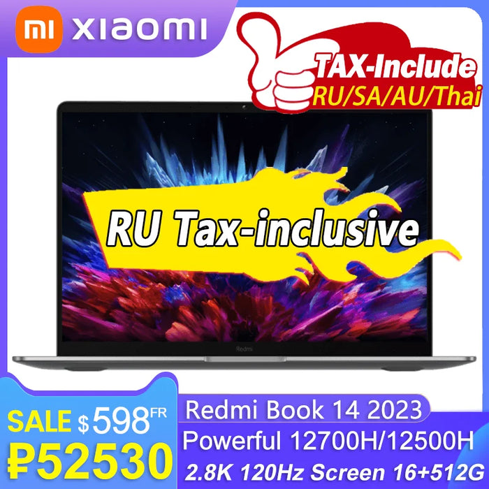 Xiaomi Redmi book 14 2023 12700H/12500H 14Inch 2.8K 120Hz Screen