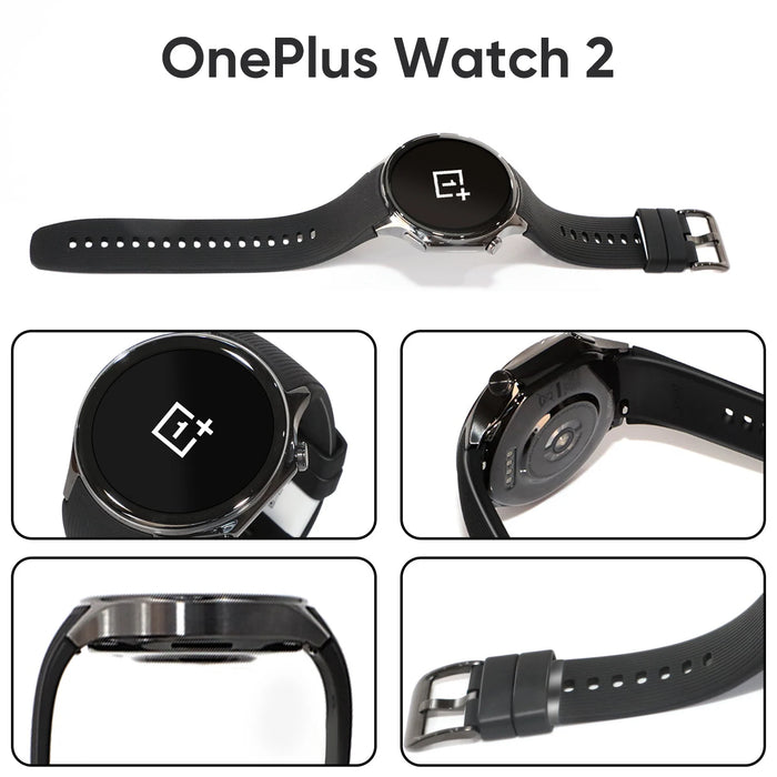 OnePlus Watch 2 Global Version Smart Watch Snapdragon W5 2GB 32GB 1.43'' AMOLED Display Google Wear OS 4 Dual Frequency GPS NFC