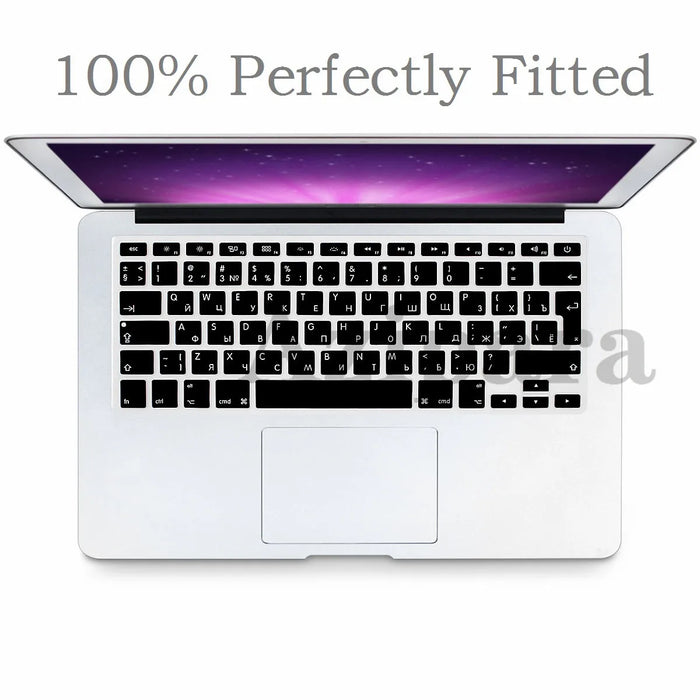 Russian Keyboard Skin for Macbook Air 13 Pro 14 16 M2 M1 2022 2021 Air Pro Retina 13 15 EU US Russian A2779 A2681 Keyboard Cover