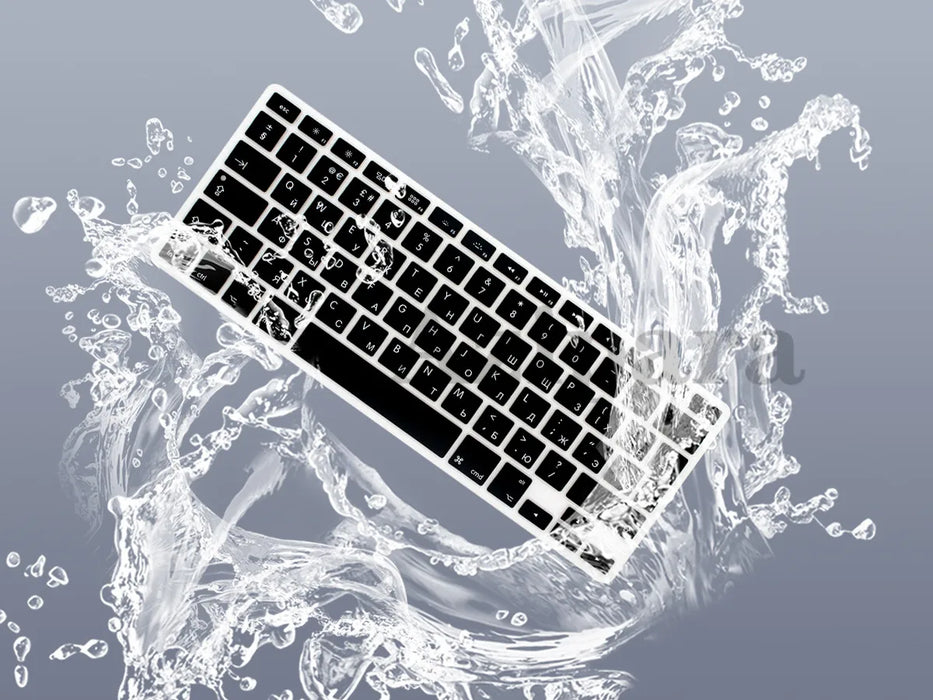 Russian Keyboard Skin for Macbook Air 13 Pro 14 16 M2 M1 2022 2021 Air Pro Retina 13 15 EU US Russian A2779 A2681 Keyboard Cover