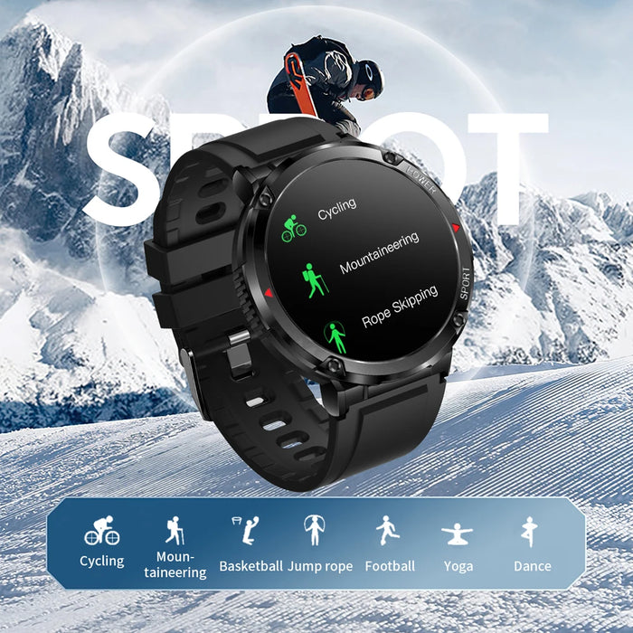 T30 Smart Watch 1.6inch 400*400 Round Screen Bluetooth Call Heart Rate Hi-Fi Speakers IP68 Waterproof Sport Tracket Smartwatch