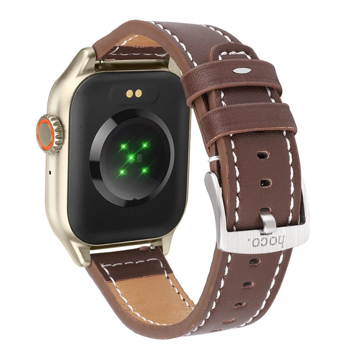 HOCO Y17 2.03 inch Smart Watch Touch Countrol Screen Business Casual Design Heart Rate Monitor Sports Smartwatch For Men Women