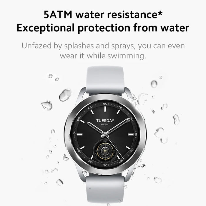 World Premiere Global Version Xiaomi Watch S3 1.43"large AMOLED display Supports 150+sports modes Supports Bluetooth® phone call