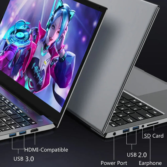 15.6 Inch Gaming Laptop Intel i7 1260P NVIDIA MX550 2G i9 10880H IPS Fingerprint Office Ultrabook Slim Notebook Windows 11 WiFi