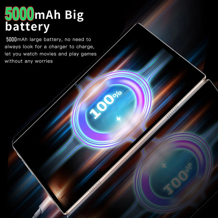 BDF 10.1 Inch Tablet Android 11, 8GB(4+4 Expand) RAM 64GB ROM,1TB Expand,1280x800 IPS Screen 5000MAH Battery,GMS 3G Network,WiFi