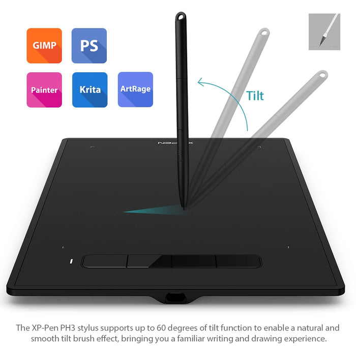 XPPen Star G960S/S Plus Graphics Tablet Digital Drawing Tablet 8192 Levels Support Windows MAC Pen Tablet Online Education